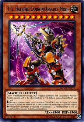 T.G. Halberd Cannon/Assault Mode - DANE-EN012 - Rare Unlimited Dark Neostorm Unlimited Singles