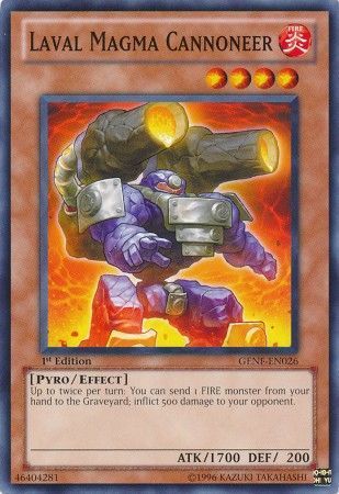 Laval Magma Cannoneer - GENF-EN026 - Common 1st Edition Generation Force 1st Edition Singles (espanol)