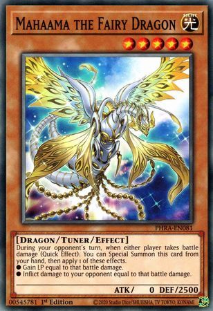 Mahaama the Fairy Dragon - PHRA-EN081 - Common 1st Edition Phantom Rage 1st Edition Singles [PHRA]