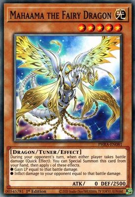 Mahaama the Fairy Dragon - PHRA-EN081 - Common 1st Edition Phantom Rage 1st Edition Singles [PHRA]