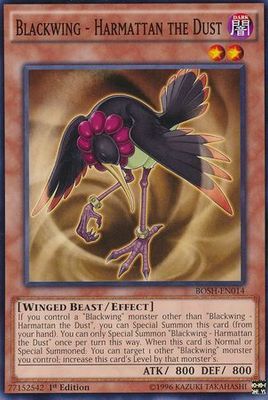 Blackwing - Harmattan the Dust - BOSH-EN014 - Common 1st Edition Breakers of Shadow 1st Edition Singles