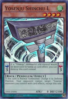 Yosenju Shinchu L - THSF-EN006 - Super Rare 1st Edition The Secret Forces (THSF) 1st Edition Singles