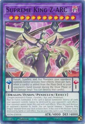 Supreme King Z-ARC - LED6-EN054 - Common 1st Edition Legendary Duelists: Magical Hero 1st Edition Singles