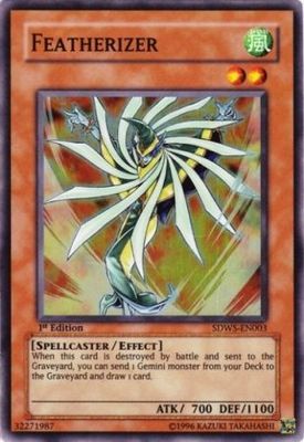 Featherizer - SDWS-EN003 - Super Rare 1st Edition Structure Deck: Warriors&#39; Strike 1st Edition Singles