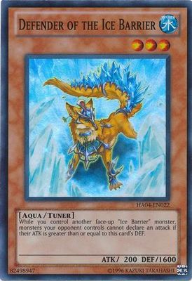 Defender of the Ice Barrier - HA04-EN022 - Super Rare Unlimited Hidden Arsenal 4: Trishula&#39;s Triumph [HA04] Unlimited Singles