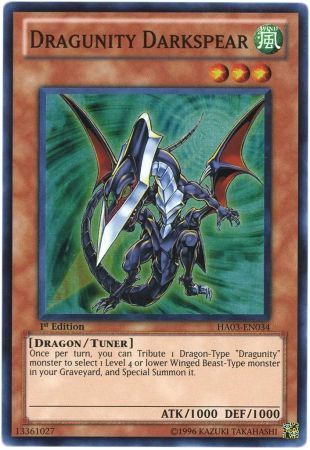 Dragunity Darkspear - HA03-EN034 - Super Rare 1st Edition Hidden Arsenal 3 [HA03] 1st Edition Singles