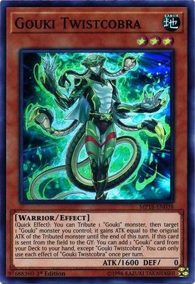Gouki Twistcobra - MP18-EN038 - Super Rare 1st Edition 2018 Mega-Tins Singles