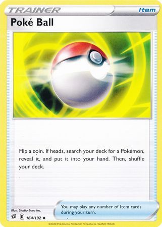 Poke Ball - 164/192 - Uncommon Sword &amp; Shield: Rebel Clash Singles