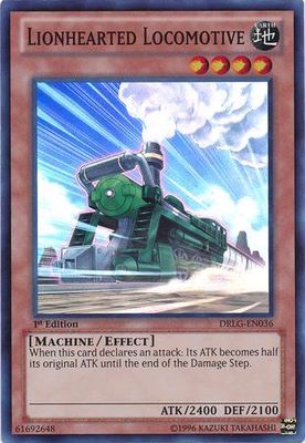 Lionhearted Locomotive - DRLG-EN036 - Super Rare 1st Edition Dragons of Legend 1st Edition Singles