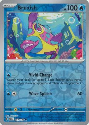 Bruxish - 051/198 - Common Reverse Holo Scarlet &amp; Violet (Base Set) Reverse Holo Singles