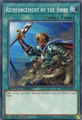 Reinforcement of the Army - SBCB-EN160 - Common 1st Edition (Yellow Tab) Speed Duel Battle City Box 1st Edition Singles