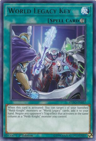 World Legacy Key - EXFO-EN057 - Rare 1st Edition Extreme Force [EXFO] 1st Edition Singles