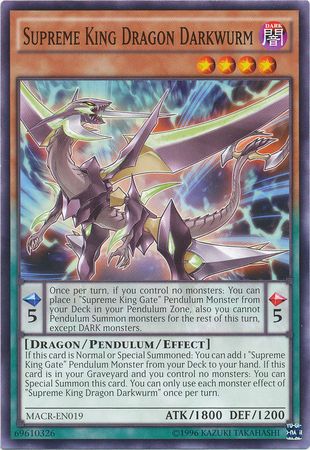 Supreme King Dragon Darkwurm - MACR-EN019 - Common Unlimited Maximum Crisis Unlimited Singles