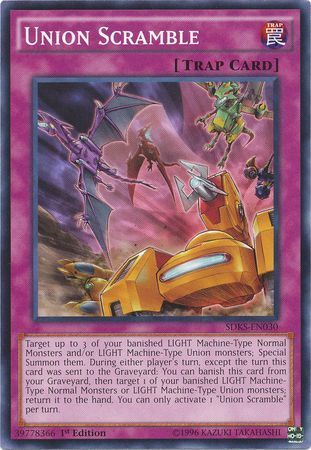 Union Scramble - SDKS-EN030 - Common 1st Edition Seto Kaiba 1st Edition Singles
