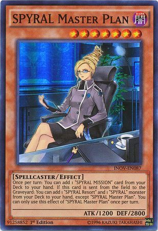 SPYRAL Master Plan - INOV-EN087 - Super Rare 1st Edition Invasion Vengeance 1st Edition Singles