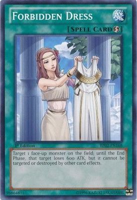 Forbidden Dress - BP02-EN168 - Common 1st Edition Battle Pack 2: War of the Giants 1st Edition Singles (espanol)
