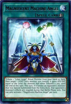 Magnificent Machine Angel - LED4-EN016 - Rare 1st Edition Legendary Duelists: Sisters of the Rose 1st Edition Singles
