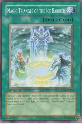Magic Triangle of the Ice Barrier - TSHD-EN057 - Common 1st Edition The Shining Darkness [TSHD] 1st Edition Singles