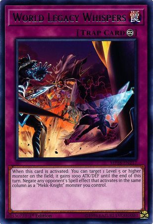 World Legacy Whispers - MP18-EN217 - Rare 1st Edition 2018 Mega-Tins Singles (espanol)