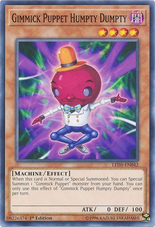 Gimmick Puppet Humpty Dumpty - LED5-EN042 - Common 1st Edition Legendary Duelists: Immortal Destiny Singles