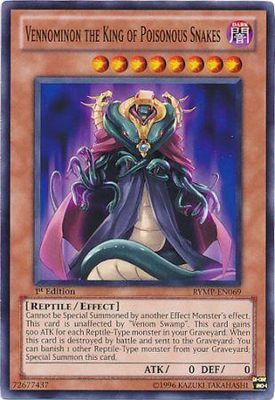 Vennominon the King of Poisonous Snakes - RYMP-EN069 - Common 1st Edition Ra Yellow Mega Pack 1st Edition Singles