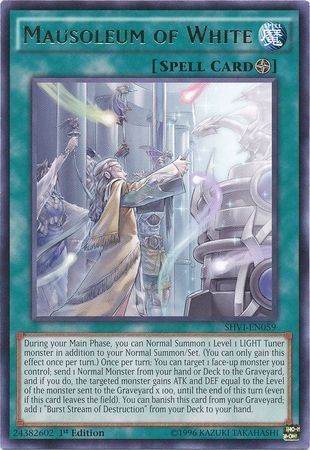 Mausoleum of White - SHVI-EN059 - Rare 1st Edition Shining Victories 1st Edition Singles