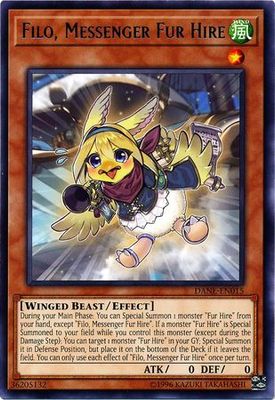 Filo, Messenger Fur Hire - DANE-EN015 - Rare Unlimited Dark Neostorm Unlimited Singles