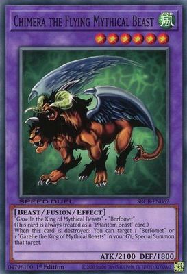 Chimera the Flying Mythical Beast - SBCB-EN062 - Common 1st Edition Speed Duel Battle City Box 1st Edition Singles