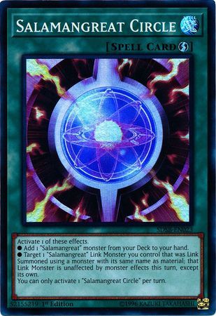 Salamangreat Circle - SDSB-EN023 - Super Rare 1st Edition Structure Deck: Soulburner Singles