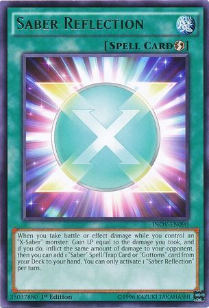 Saber Reflection - INOV-EN090 - Rare 1st Edition Invasion Vengeance 1st Edition Singles