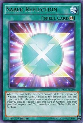 Saber Reflection - INOV-EN090 - Rare 1st Edition Invasion Vengeance 1st Edition Singles