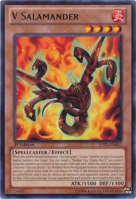 V Salamander - JOTL-EN002 - Rare 1st Edition Judgment of the Light 1st Edition Singles