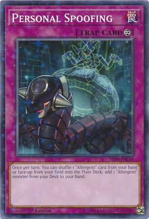 Personal Spoofing - SP18-EN049 - Starfoil Rare 1st Edition Star Pack VRAINS 1st Edition Starfoil Singles