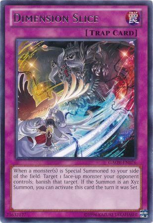Dimension Slice - GAOV-EN076 - Rare Unlimited Galactic Overlord Unlimited Singles