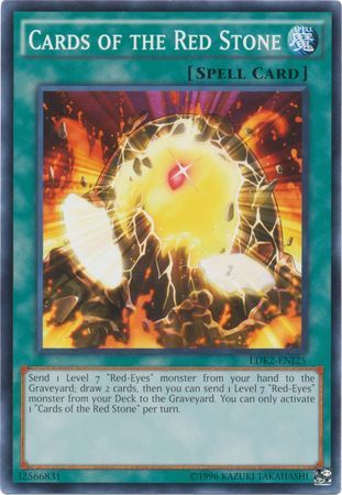 Cards of the Red Stone - LDK2-ENJ25 - Common Unlimited Legendary Decks II - Joey Unlimited Singles