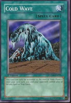 Cold Wave - SDZW-EN019 - Common 1st Edition Structure Deck: Zombie World 1st Edition Singles