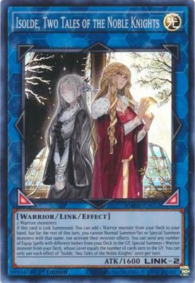 SH Isolde, Two Tales of the Noble Knights - AMDE-EN052 - Super Rare 1st Edition Amazing Defenders 1st Edition Singles