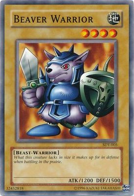 Beaver Warrior - SDY-005 - Common Unlimited Starter Deck: Yugi [SDY] Unlimited Singles