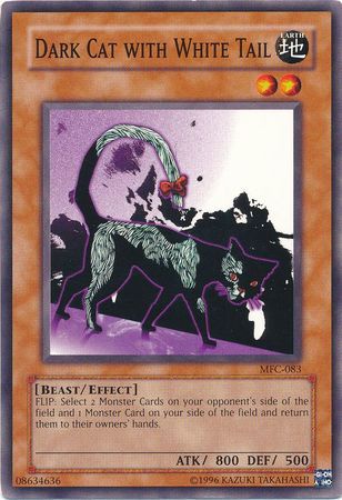 Dark Cat with White Tail - MFC-083 - Common Unlimited Magician&#39;s Force [MFC] Unlimited Singles