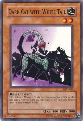 Dark Cat with White Tail - MFC-083 - Common Unlimited Magician&#39;s Force [MFC] Unlimited Singles