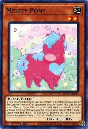 Melffy Pony - ROTD-EN020 - Common 1st Edition Rise of the Duelist [ROTD] 1st Edition Singles