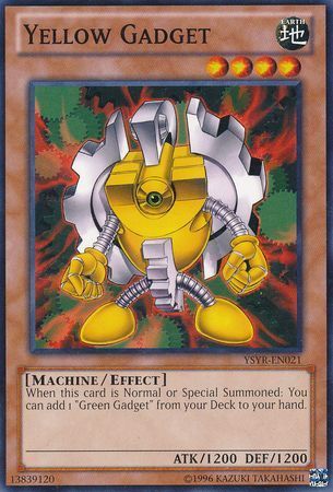 Yellow Gadget - YSYR-EN021 - Common Unlimited Starter Deck: Yugi Reloaded Unlimited Singles