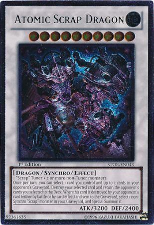 Ultimate Rare - Atomic Scrap Dragon - STOR-EN043 1st Edition Storm of Ragnarok 1st Edition Singles