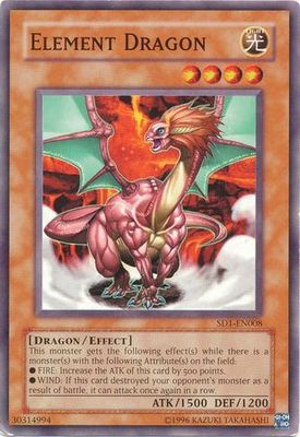 Element Dragon - SD1-EN008 - Common Unlimited Structure Deck: Dragon&#39;s Roar [SD1] Unlimited Singles