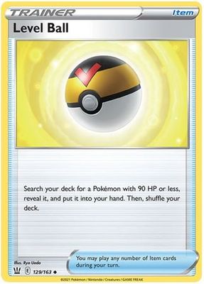 Level Ball - 129/163 - Uncommon Sword &amp; Shield: Battle Styles Singles (Español)