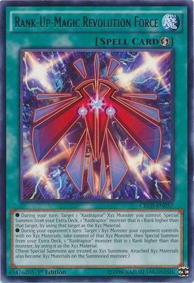 Rank-Up-Magic Revolution Force - CROS-EN057 - Rare 1st Edition Crossed Souls 1st Edition Singles