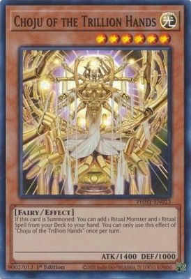 SH Choju of the Trillion Hands - PHHY-EN023 - Super Rare 1st Edition Photon Hypernova 1st Edition Singles