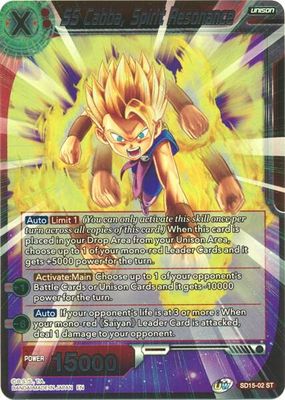 SS Cabba, Spirit Resonance - Cross Spirits (DBS-B14) Cross Spirits