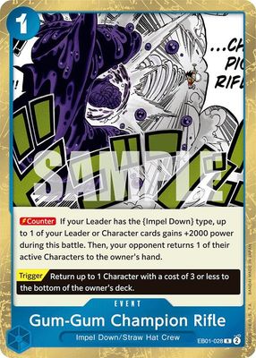 Gum-Gum Champion Rifle - Extra Booster: Memorial Collection (EB-01) Extra Booster: Memorial Collection