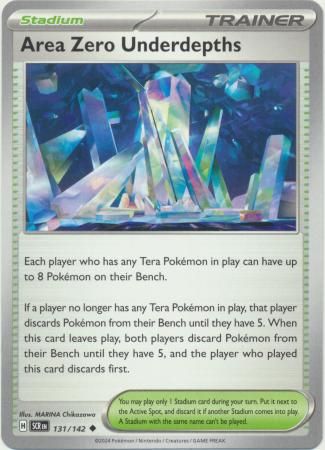 Area Zero Underdepths - 131/142 - Uncommon Scarlet &amp; Violet: Stellar Crown Singles
